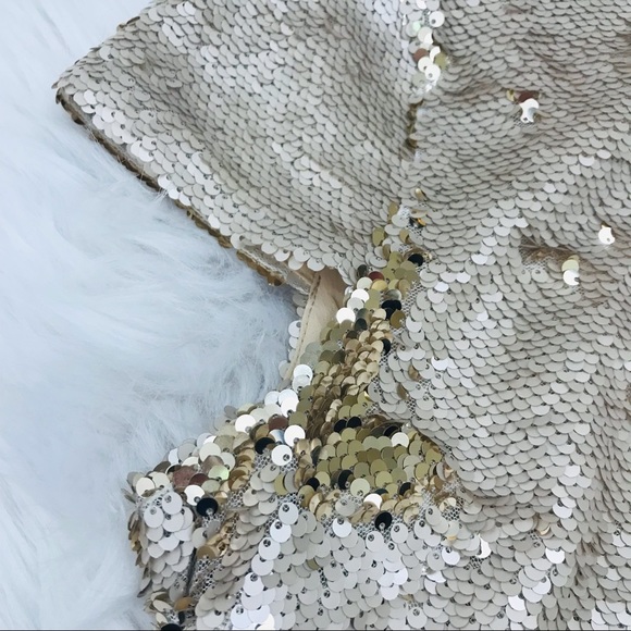 Sam Edelman Sequin Cap Sleeve Shift Dress - Picture 11 of 16